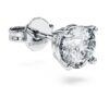 Cercei cu diamante create în laborator 0,5 Ct Tw, simpli, formă rotundă, aur alb de 14K Cercei cu diamante create în laborator 0,5 Ct Tw, simpli, formă rotundă, aur alb de 14K
