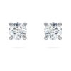Cercei cu diamante create în laborator 0,52 ct în total, formă rotundă, argint sterling Cercei cu diamante create în laborator 0,52 ct în total, formă rotundă, argint sterling