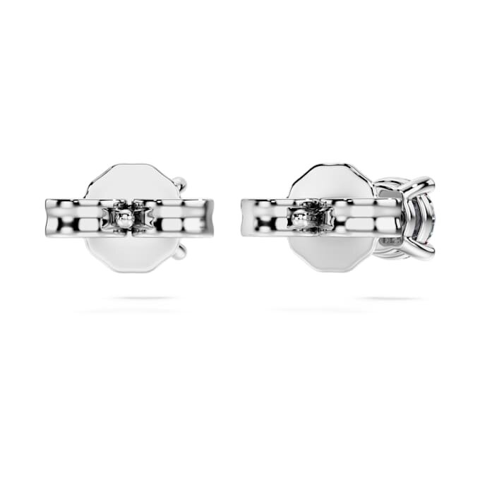 Cercei cu diamante create în laborator 0,52 ct în total, formă rotundă, argint sterling Cercei cu diamante create în laborator 0,52 ct în total, formă rotundă, argint sterling