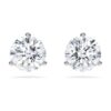 Cercei cu diamante de laborator „Eternity”, 2,0 carate în total, formă rotundă, aur alb de 14K Cercei cu diamante de laborator „Eternity”, 2,0 carate în total, formă rotundă, aur alb de 14K