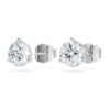 Cercei cu diamante de laborator „Eternity”, 2,0 carate în total, formă rotundă, aur alb de 14K Cercei cu diamante de laborator „Eternity”, 2,0 carate în total, formă rotundă, aur alb de 14K
