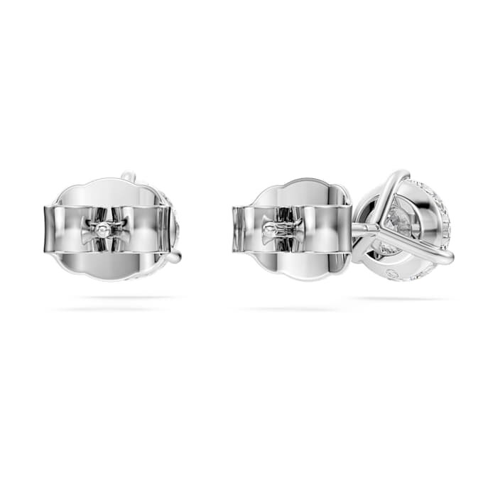 Cercei cu diamante de laborator „Eternity”, 2,0 carate în total, formă rotundă, aur alb de 14K Cercei cu diamante de laborator „Eternity”, 2,0 carate în total, formă rotundă, aur alb de 14K