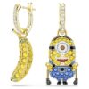 Cercei cu Minioni Stuart și Banana, pavé, mini, multicolori, placare aurie Cercei cu Minioni Stuart și Banana, pavé, mini, multicolori, placare aurie
