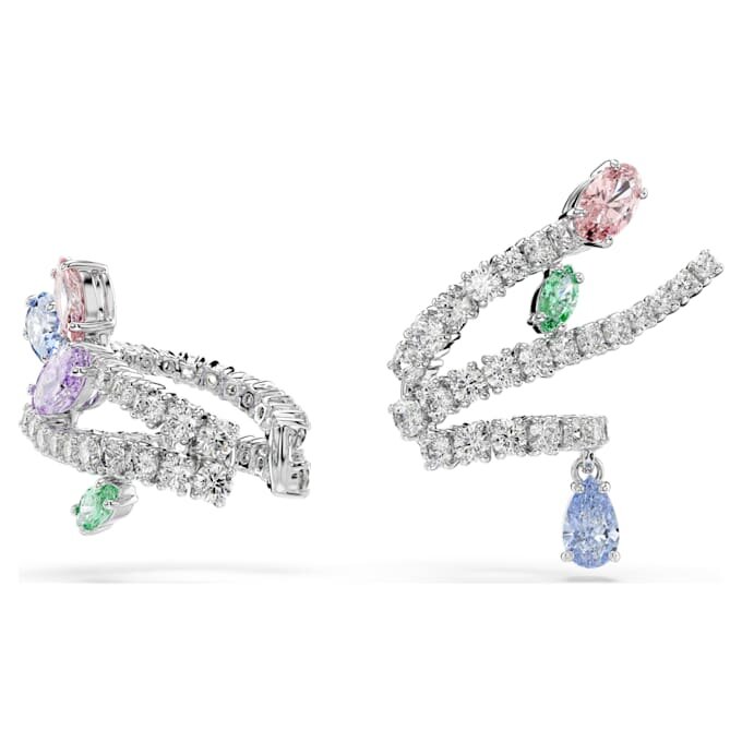 Cercei de tip „ear cuff” Ariana Grande x Swarovski cu tăieturi mixte, multicolori, placati cu rodiu Cercei de tip „ear cuff” Ariana Grande x Swarovski cu tăieturi mixte, multicolori, placati cu rodiu