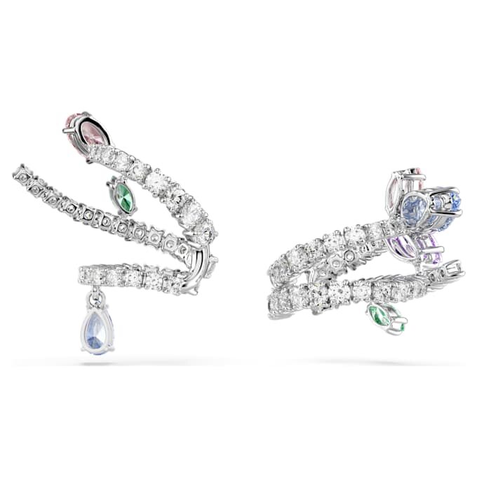 Cercei de tip „ear cuff” Ariana Grande x Swarovski cu tăieturi mixte, multicolori, placati cu rodiu Cercei de tip „ear cuff” Ariana Grande x Swarovski cu tăieturi mixte, multicolori, placati cu rodiu