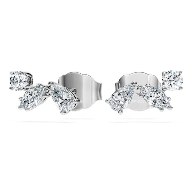Cercei Galaxy cu diamante create în laborator, 0,5 carate în total, forme mixte, argint sterling Cercei Galaxy cu diamante create în laborator, 0,5 carate în total, forme mixte, argint sterling