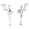 Cercei lungi Ariana Grande X Swarovski cu tăieturi mixte, multicolori, placati cu rodiu Cercei lungi Ariana Grande X Swarovski cu tăieturi mixte, multicolori, placati cu rodiu