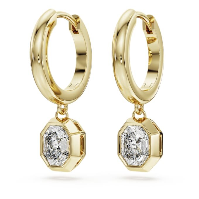 Cercei în formă de picătură octogonală cu diamante create în laborator, 1,0 carate în total, formă octogonală, aur galben de 14K Cercei în formă de picătură octogonală cu diamante create în laborator, 1,0 carate în total, formă octogonală, aur galben de 14K