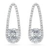 Cercei „Tennis” octogonali cu diamante create în laborator, 7,95 Ct în total, forme mixte, aur alb de 18K Cercei „Tennis” octogonali cu diamante create în laborator, 7,95 Ct în total, forme mixte, aur alb de 18K