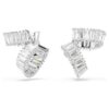 Cercei tip ear cuff Ariana Grande X Swarovski cu tăietură baguette, albi, placati cu rodiu Cercei tip ear cuff Ariana Grande X Swarovski cu tăietură baguette, albi, placati cu rodiu