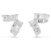 Cercei tip ear cuff Ariana Grande X Swarovski cu tăietură baguette, albi, placati cu rodiu Cercei tip ear cuff Ariana Grande X Swarovski cu tăietură baguette, albi, placati cu rodiu