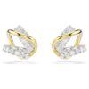 Cercei tip „Ear Cuffs” Hyperbola cu tăieturi mixte, albi, finisaj metalic mixt Cercei tip „Ear Cuffs” Hyperbola cu tăieturi mixte, albi, finisaj metalic mixt