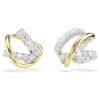 Cercei tip „Ear Cuffs” Hyperbola cu tăieturi mixte, albi, finisaj metalic mixt Cercei tip „Ear Cuffs” Hyperbola cu tăieturi mixte, albi, finisaj metalic mixt