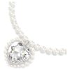 Colier Ariana Grande X Swarovski cu perle de cristal, tăietură în formă de inimă, inimă, alb, placat cu rodiu Colier Ariana Grande X Swarovski cu perle de cristal, tăietură în formă de inimă, inimă, alb, placat cu rodiu