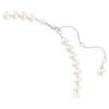 Colier Ariana Grande X Swarovski cu perle de cristal, tăietură în formă de inimă, inimă, alb, placat cu rodiu Colier Ariana Grande X Swarovski cu perle de cristal, tăietură în formă de inimă, inimă, alb, placat cu rodiu