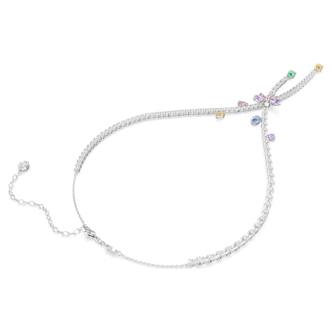 Colier Ariana Grande X Swarovski cu tăieturi mixte, libelulă, multicolor, placat cu rodiu Colier Ariana Grande X Swarovski cu tăieturi mixte, libelulă, multicolor, placat cu rodiu