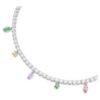 Colier Ariana Grande X Swarovski cu tăieturi mixte, multicolor, placat cu rodiu Colier Ariana Grande X Swarovski cu tăieturi mixte, multicolor, placat cu rodiu