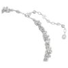 Colier Constella cu perle de cristal, tăietură rotundă, alb, placat cu rodiu Colier Constella cu perle de cristal, tăietură rotundă, alb, placat cu rodiu
