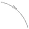Colier Eternity Tennis cu diamante create în laborator, 3 Ct Tw, formă rotundă, aur alb de 14K