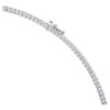 Colier Eternity Tennis cu diamante create în laborator, 7 Ct Tw, formă rotundă, aur alb de 14K