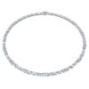 Colier Galaxy Tennis cu diamante create în laborator, 47,27 Ct Tw, forme mixte, aur alb de 18K
