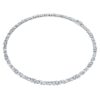 Colier Galaxy Tennis cu diamante create în laborator, 47,27 Ct Tw, forme mixte, aur alb de 18K