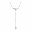 Colier Galaxy Y cu diamante create în laborator, 0,7 carate în total, forme mixte, argint sterling Colier Galaxy Y cu diamante create în laborator, 0,7 carate în total, forme mixte, argint sterling
