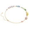Colier Gema cu tăieturi mixte, multicolor, placat cu aur Colier Gema cu tăieturi mixte, multicolor, placat cu aur