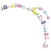 Colier Gema cu tăieturi mixte, multicolor, placat cu rodiu Colier Gema cu tăieturi mixte, multicolor, placat cu rodiu