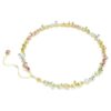 Colier Gema Tennis cu tăieturi mixte, multicolor, placat cu aur Colier Gema Tennis cu tăieturi mixte, multicolor, placat cu aur