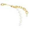 Colier Idyllia cu perle de cristal, alb, placat cu aur Colier Idyllia cu perle de cristal, alb, placat cu aur
