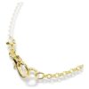 Colier Idyllia cu perle de cristal, alb, placat cu aur Colier Idyllia cu perle de cristal, alb, placat cu aur