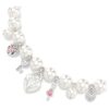 Colier Idyllia cu perle de cristal, tăieturi mixte, alb, placat cu rodiu Colier Idyllia cu perle de cristal, tăieturi mixte, alb, placat cu rodiu