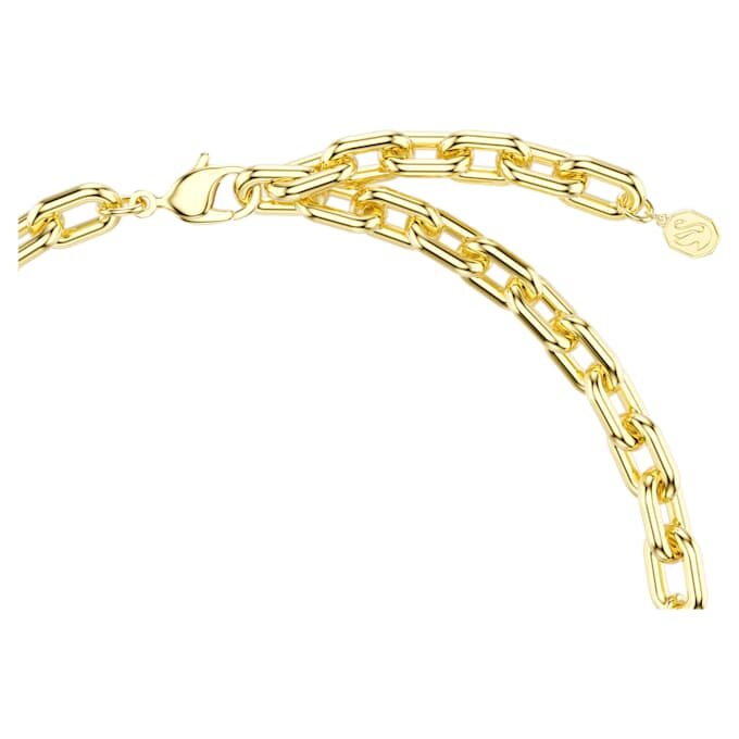 Colier Idyllia cu tăieturi mixte, pavé, flori, multicolor, placat cu aur Colier Idyllia cu tăieturi mixte, pavé, flori, multicolor, placat cu aur