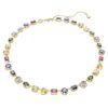 Colier Imber cu tăieturi mixte, multicolor, placat cu ton auriu Colier Imber cu tăieturi mixte, multicolor, placat cu ton auriu