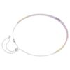 Colier Matrix cu gradient de cristale tăiate rotund, multicolor, placat cu rodiu Colier Matrix cu gradient de cristale tăiate rotund, multicolor, placat cu rodiu