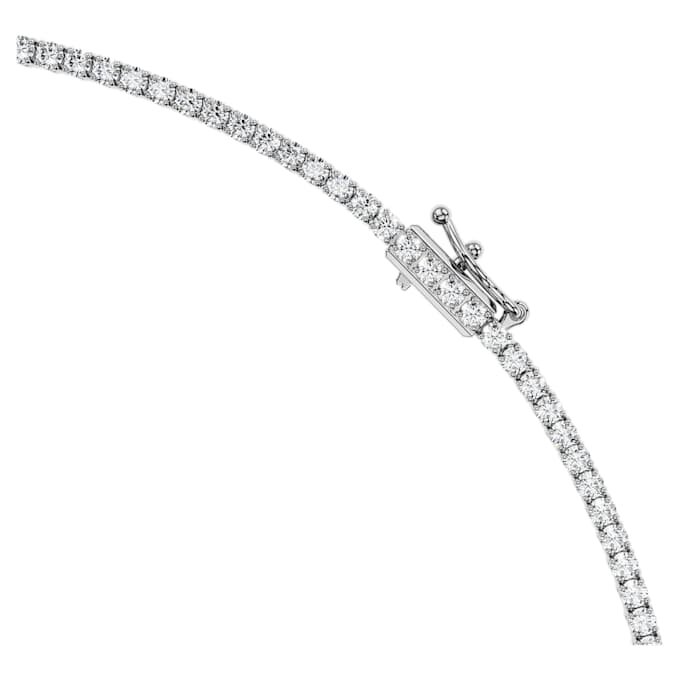 Colier Octagon cu diamante create în laborator, 12,86 Ct Tw, formă octogonală, aur alb de 18K Colier Octagon cu diamante create în laborator, 12,86 Ct Tw, formă octogonală, aur alb de 18K