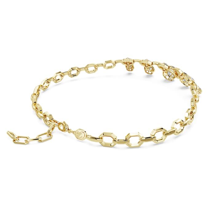 Colier octogonal cu diamante create în laborator, 12,56 Ct Tw, forme mixte, aur galben de 18K Colier octogonal cu diamante create în laborator, 12,56 Ct Tw, forme mixte, aur galben de 18K