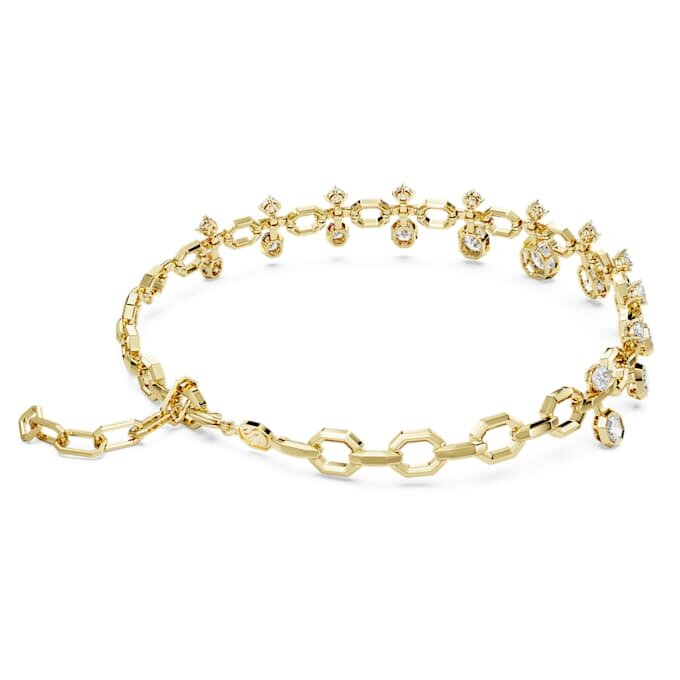 Colier octogonal cu diamante create în laborator, 18,39 Ct Tw, forme mixte, aur galben de 18K Colier octogonal cu diamante create în laborator, 18,39 Ct Tw, forme mixte, aur galben de 18K