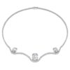 Colier octogonal cu diamante create în laborator, 19,90 Ct Tw, formă octogonală, aur alb de 18K Colier octogonal cu diamante create în laborator, 19,90 Ct Tw, formă octogonală, aur alb de 18K