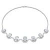 Colier octogonal cu diamante create în laborator, 37,70 Ct Tw, formă octogonală, aur alb de 18K Colier octogonal cu diamante create în laborator, 37,70 Ct Tw, formă octogonală, aur alb de 18K
