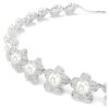 Colier strâns pe gât Ariana Grande X Swarovski cu perle de cristal, tăietură rotundă, alb, placat cu rodiu Colier strâns pe gât Ariana Grande X Swarovski cu perle de cristal, tăietură rotundă, alb, placat cu rodiu