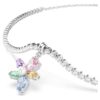 Colier strâns pe gât Ariana Grande X Swarovski cu tăieturi mixte, flori, multicolor, placat cu rodiu Colier strâns pe gât Ariana Grande X Swarovski cu tăieturi mixte, flori, multicolor, placat cu rodiu