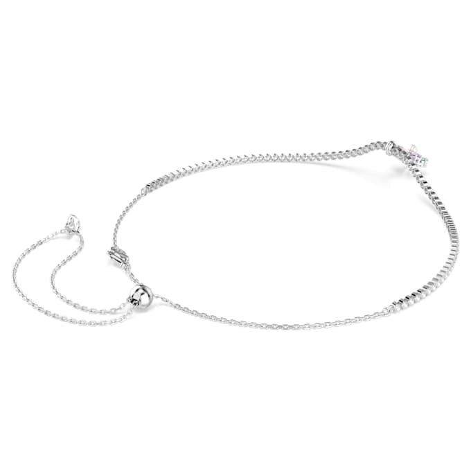 Colier strâns pe gât Ariana Grande X Swarovski cu tăieturi mixte, flori, multicolor, placat cu rodiu Colier strâns pe gât Ariana Grande X Swarovski cu tăieturi mixte, flori, multicolor, placat cu rodiu