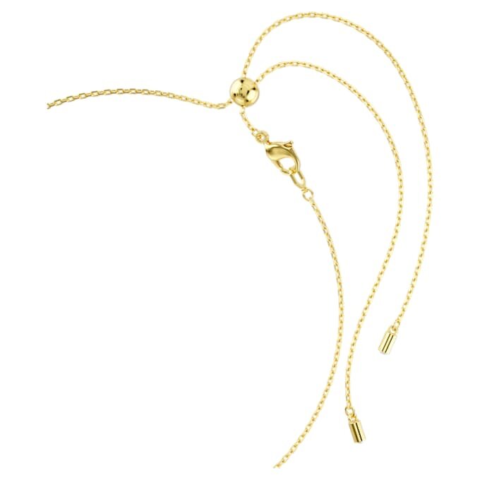 Colier strâns pe gât Symbolica cu perle de cristal, lună, simbolul Infinity, trifoi, ochiul rău și potcoavă, albastru, placat cu ton auriu Colier strâns pe gât Symbolica cu perle de cristal, lună, simbolul Infinity, trifoi, ochiul rău și potcoavă, albastru, placat cu ton auriu