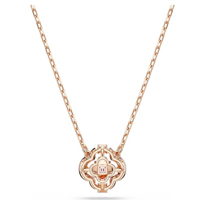 Colier Una Clover, roz, placat cu aur roz Colier Una Clover, roz, placat cu aur roz