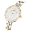 Cosmopolitan Ceas fabricat în Elveția, brățară metalică, nuanță argintie, finisaj din metale mixte Cosmopolitan Ceas fabricat în Elveția, brățară metalică, nuanță argintie, finisaj din metale mixte