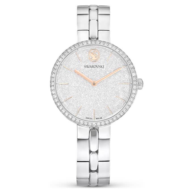 Cosmopolitan, fabricat în Elveția, brățară metalică, nuanță argintie, oțel inoxidabil Cosmopolitan, fabricat în Elveția, brățară metalică, nuanță argintie, oțel inoxidabil