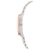 Crystalline Aura, fabricat în Elveția, brățară metalică, nuanță de aur roz, finisaj din metale mixte Crystalline Aura, fabricat în Elveția, brățară metalică, nuanță de aur roz, finisaj din metale mixte