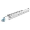 Crystalline Teddy, albastru, lăcuit albastru, placat cu crom